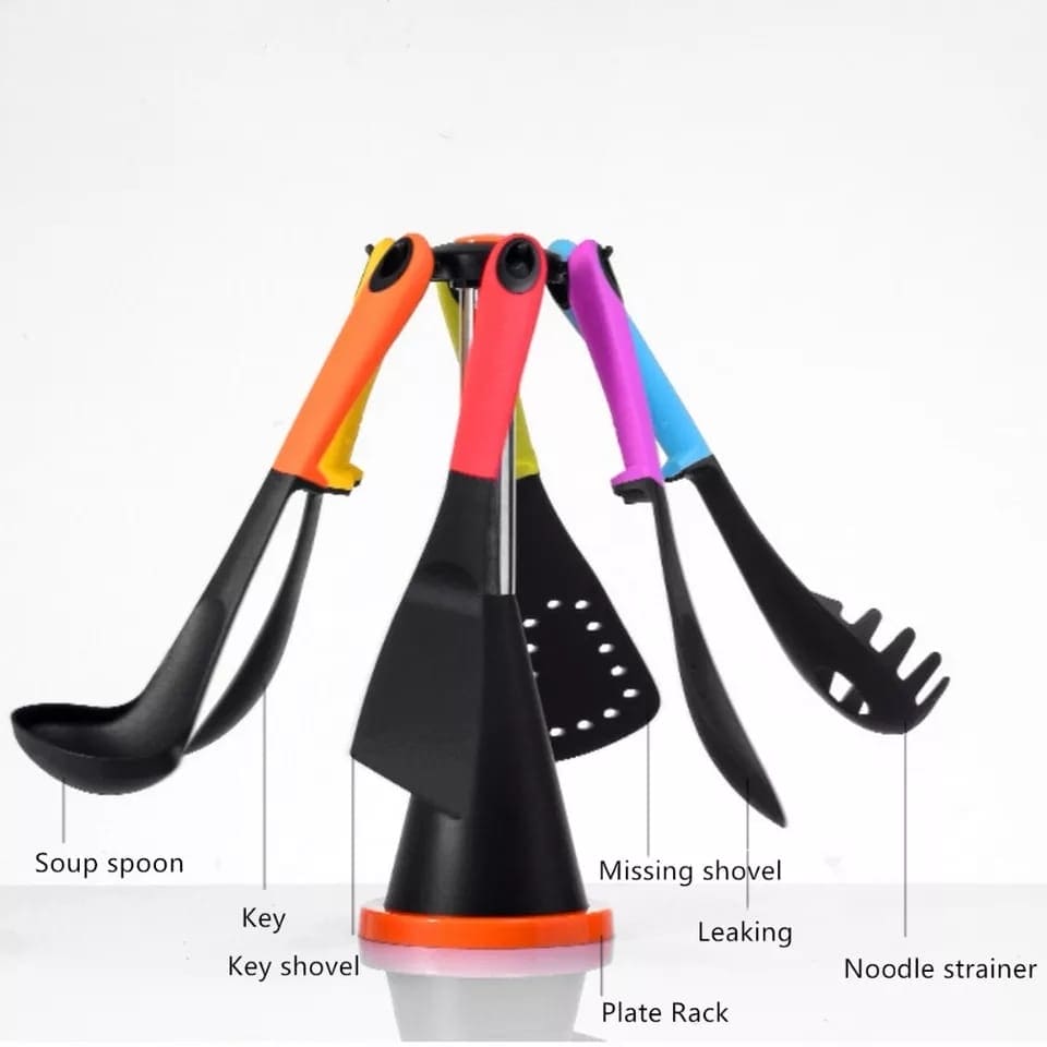Silicone Cooking Utensils Set With Holder, Non-Stick Pan Heat Resistant Nylon Silicone Baking Set Silicone Cooking Utensils Set With Holder, Non-Stick Pan Heat Resistant Nylon Silicone Baking Set